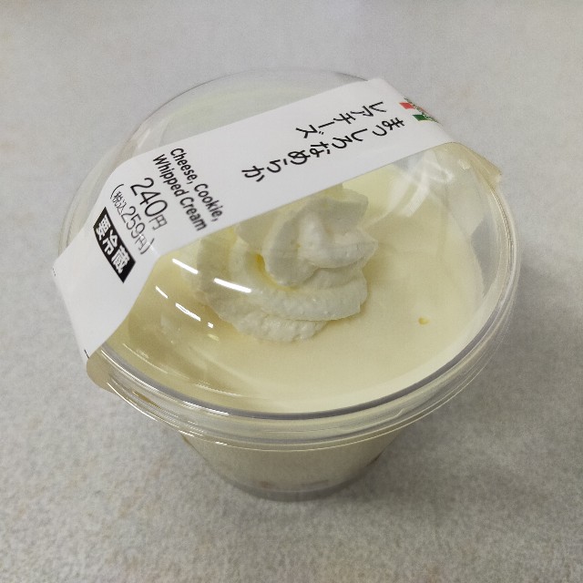 復活 まっしろなめらかレアチーズケーキ セブンイレブン